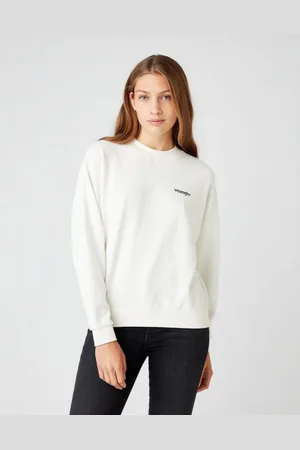 Wrangler Sweatshirt Femme Retro Sweat en coton