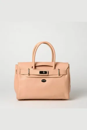 Mac Douglas Grand sac à main cuir nude Pyla BUNI