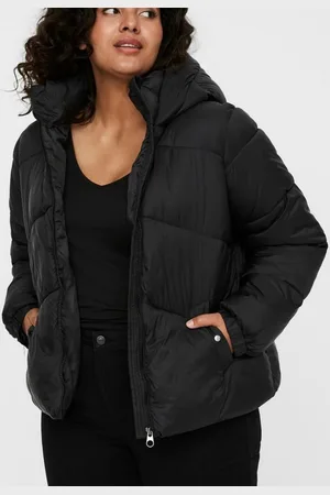 Vero Moda - Parka Capuche Fourrure Femme Storm Noir 