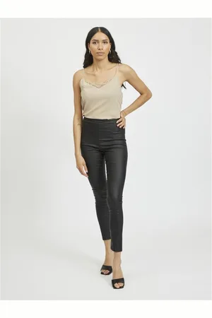 Enduit Leggings Treggings pour Femme FASHIOLA