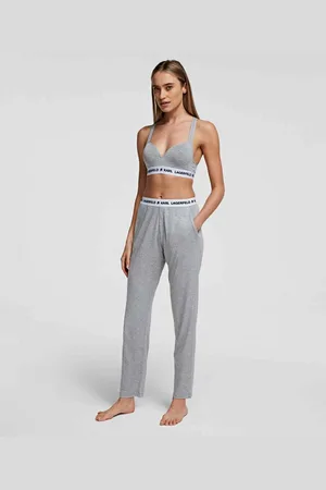 Karl Lagerfeld Bas de pyjama pantalon logoté -