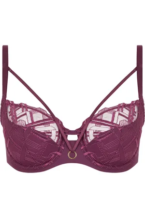 Chantelle Soutien-gorge armaturé très enveloppant - Grenat