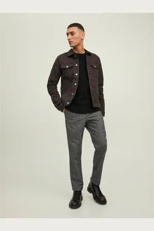 JACK & JONES Pull en maille Col rond Manches longues Toby