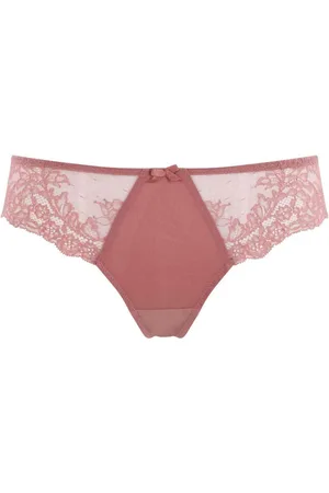 Panache String en Tulle Brodé