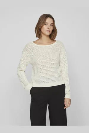 VILA Pull col bateau