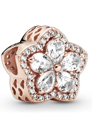PANDORA Charm Pavé Flocon de Neige Timeless - Métal Doré à l