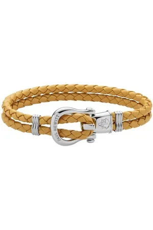 Paul Hewitt Bracelet Paul Hewitt PH-FSH-L-S-CA - Acier PHINITY Cuir Moutarde