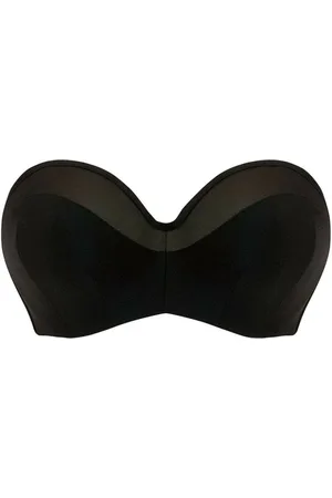 Curvy Kate Soutien-gorge de bain bandeau noir en nylon