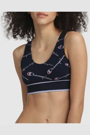 Champion Brassière sans armatures bleue en coton