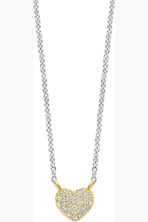 Ti Sento Collier - 3899ZY Argent C?ur Pavé