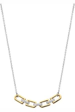 Ti Sento Collier - 34044ZY Argent Liens Et Pavage