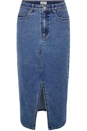 ONLY Jupe en denim Fawn