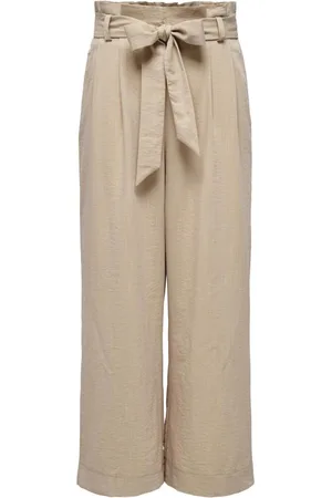 ONLY Pantalon paperbag en viscose Pax