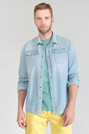 Le Temps des Cerises Chemise Juanito en jeans clair