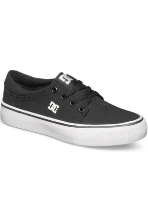 Dcshoes Baskets garçon gris/blanc en tissu