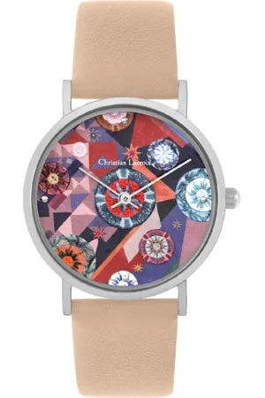 Christian Lacroix Montre Femme Boutis Sun - CLW901 Bracelet Cuir