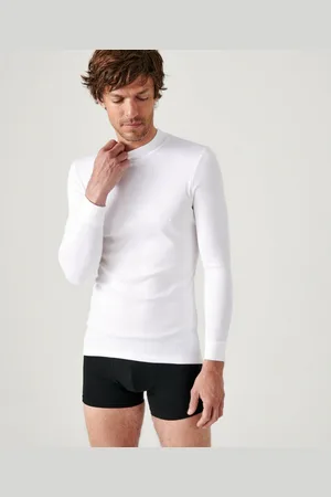 Damart Tee Shirt pour homme à manches longues et col montant Thermolactyl