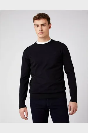 Wrangler Pull Homme Crew Neck Knit en coton