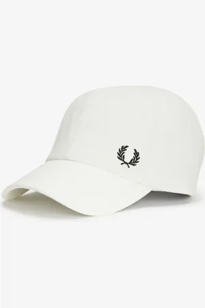 Fred Perry Casquette classique piquée - Blanche en coton