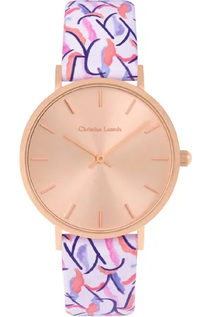 Christian Lacroix Montre Femme Sunflowers A Charleston - CLW911 Bracelet Cuir