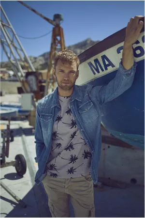 Le Temps des Cerises Chemise Juanito en jeans délavé