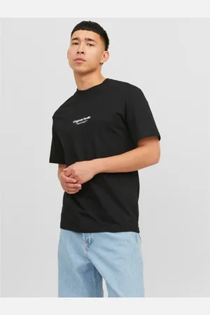 JACK & JONES T-shirt Relaxed Fit Col ras du cou Manches courtes en coton Jose