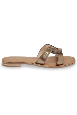 Les Tropéziennes par M Belarbi Mule plate HANITA metallic en cuir