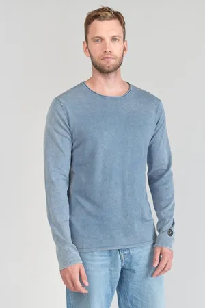 Le Temps des Cerises Pull Bivor -gris délavé en coton