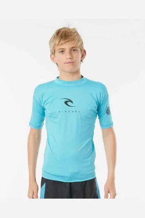 Rip Curl T-shirt surf anti-UV garçon manches courtes