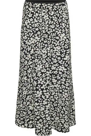VERO MODA Jupe trapèze taille moyenne en viscose Maëlys
