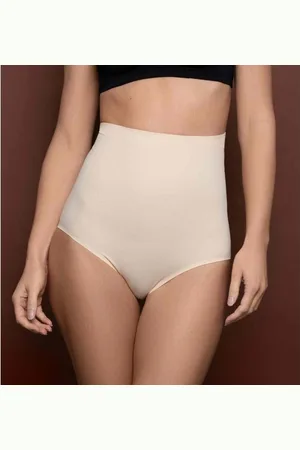 Bye Bra Culotte taille haute rembourrée - Beige