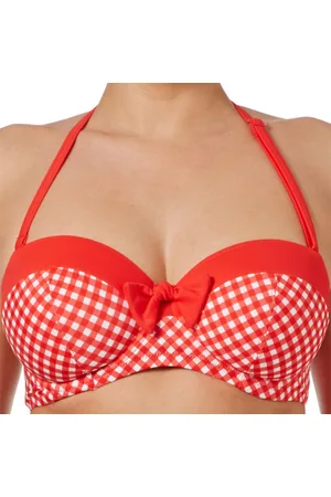 Freya Haut de maillot de bain bandeau à armatures Rouge