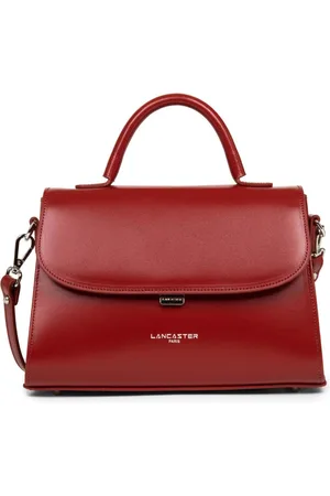 Lancaster Sac à main carmin Suave Even en cuir