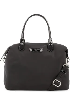 Lancaster Sac à main Zippé M Basic Verni en toile