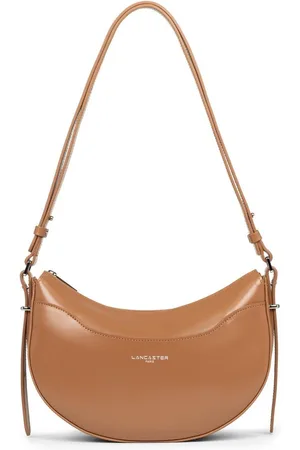 Lancaster Sac demi lune Zippé Suave Ace en cuir