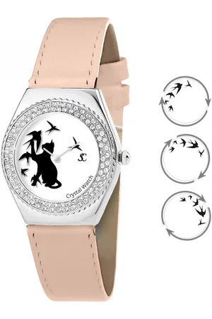 So Charm Bijoux Montre MF316-OISEAU-CHAT- - So Charm