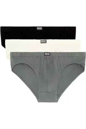 Diesel Lot de 3 slips coton noir - blanc - gris