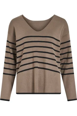 VILA Pull col en v Ida