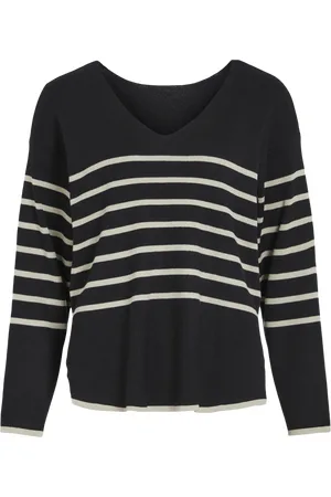 VILA Pull col en v Queen
