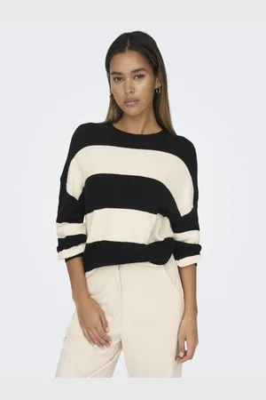 ONLY Pull à maille manches longues en viscose Alia