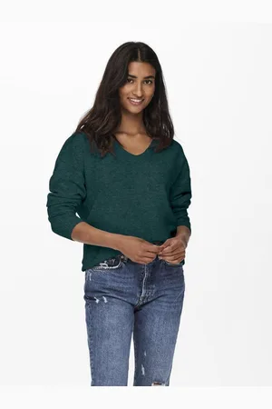 ONLY Onlrica Life L/S V-Neck Pullo Knt Noos Ruth