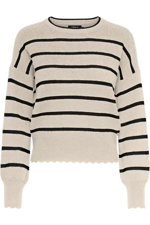ONLY Onlibi Ls O-Neck Noos Knt en viscose Xena