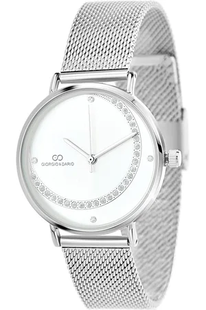 So Charm Bijoux Montre Clélia acier ornée de Cristaux scintillants