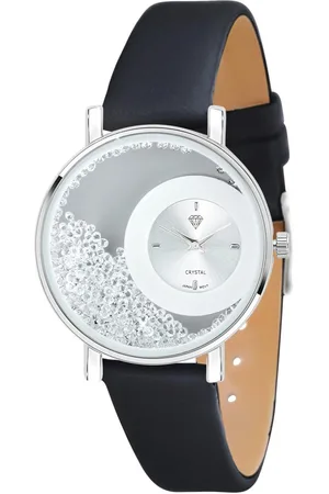 So Charm Bijoux Montre Aude élégante blanche ornée de Cristaux scintillants