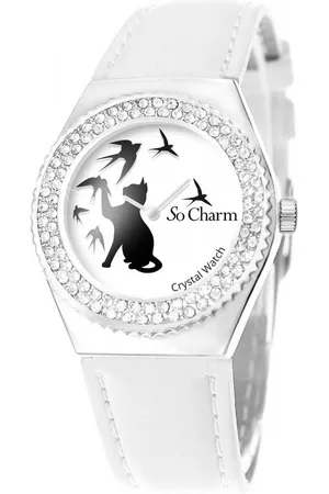 So Charm Bijoux Montre MF316-OISEAU-CHAT- - Montre Femme