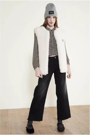 Le Temps des Cerises Jeans fille, flare, très évasé, longueur 34 en coton Demi