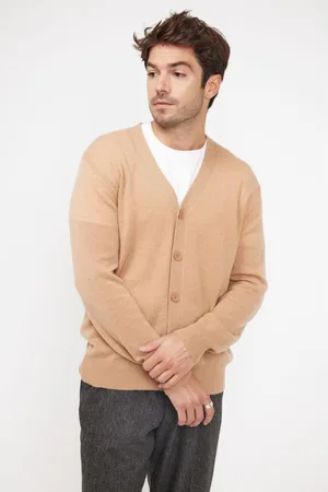 Maison Heritage Cardigan homme col V ZAEL en cachemire