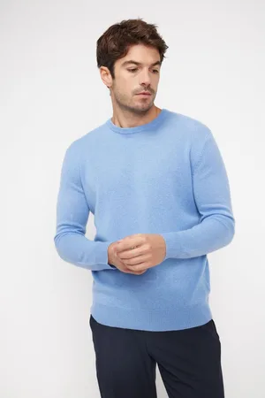 Maison Heritage Pull homme col rond ZACH en cachemire