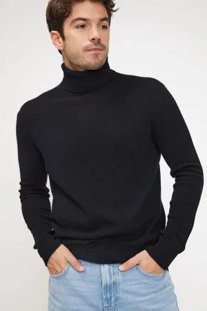 Maison Heritage Pull homme col roule ZACHARY en cachemire