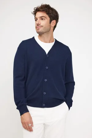 Maison Heritage Cardigan homme col V ZAEL en cachemire